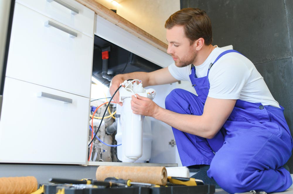 water filtration installation